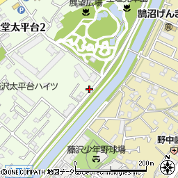 藤沢市辻堂太平台2丁目akippa駐車場周辺の地図