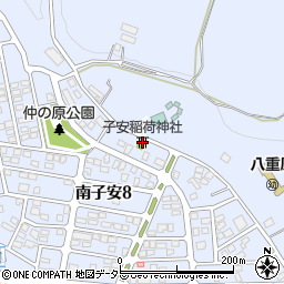 子安稲荷神社周辺の地図