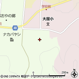 兵庫県養父市大屋町笠谷167周辺の地図