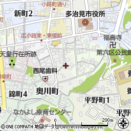 岐阜県多治見市窯町29周辺の地図