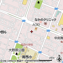 千代田商事株式会社　君津営業所周辺の地図