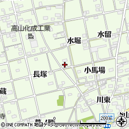 愛知県一宮市瀬部水堀36周辺の地図