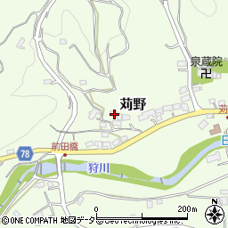 神奈川県南足柄市苅野992周辺の地図