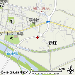 滋賀県米原市新庄319周辺の地図