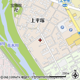 神奈川県平塚市上平塚11-46周辺の地図