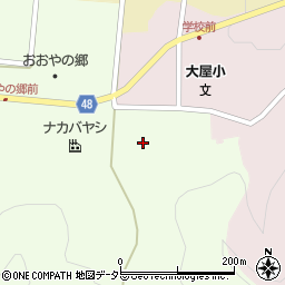 兵庫県養父市大屋町笠谷150周辺の地図