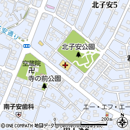 クリエイトＳＤ君津北子安店周辺の地図