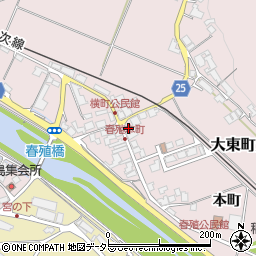 島根県雲南市大東町大東下分323周辺の地図