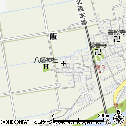 滋賀県米原市飯473周辺の地図