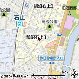 神奈川県藤沢市鵠沼石上3丁目2-11周辺の地図