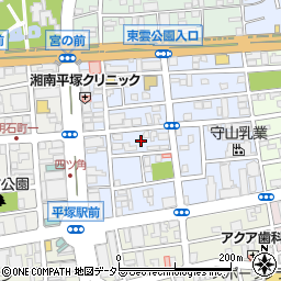 神奈川県平塚市宮の前6周辺の地図