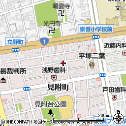 釜福 平塚店周辺の地図