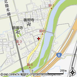 滋賀県米原市飯570周辺の地図