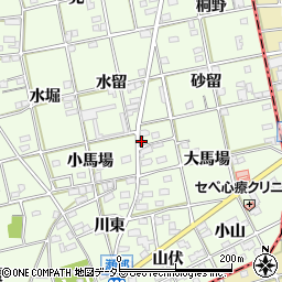 愛知県一宮市瀬部砂留39周辺の地図