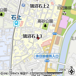 神奈川県藤沢市鵠沼石上3丁目2-10周辺の地図