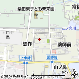 愛知県犬山市惣作58周辺の地図