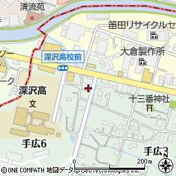 神奈川県鎌倉市手広6丁目7-6周辺の地図
