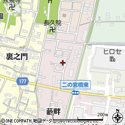 愛知県犬山市藪畔36周辺の地図