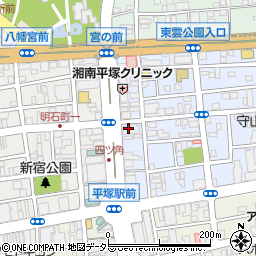 住友生命保険相互会社　湘南支社新平塚支部周辺の地図