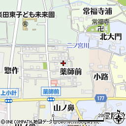 愛知県犬山市薬師前21-5周辺の地図