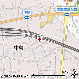 神奈川県茅ヶ崎市中島302周辺の地図