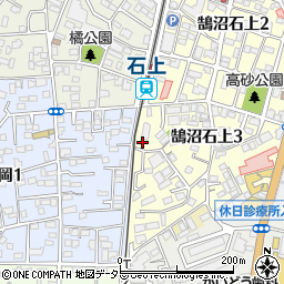 神奈川県藤沢市鵠沼石上3丁目1-25周辺の地図