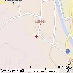 兵庫県養父市大屋町大屋市場183周辺の地図