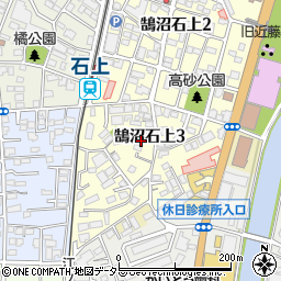 神奈川県藤沢市鵠沼石上3丁目1-12周辺の地図