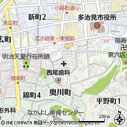 岐阜県多治見市窯町4周辺の地図