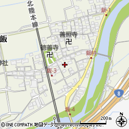 滋賀県米原市飯561周辺の地図
