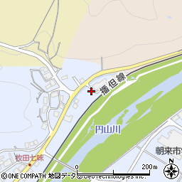 枚田河川公園トイレ周辺の地図