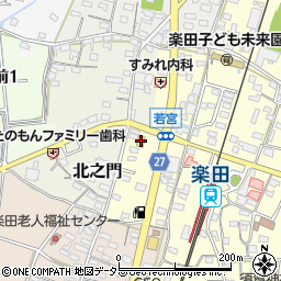 ファミリーマート犬山若宮店周辺の地図