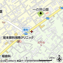 辻堂犬猫病院周辺の地図