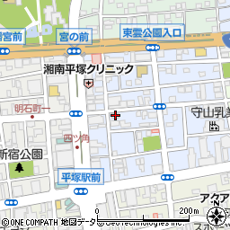 神奈川県平塚市宮の前6-3周辺の地図