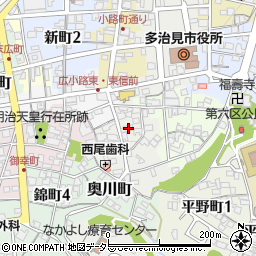 岐阜県多治見市窯町32周辺の地図