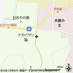 兵庫県養父市大屋町笠谷147周辺の地図