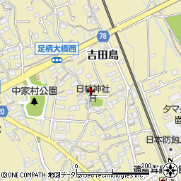 中家村公民館周辺の地図
