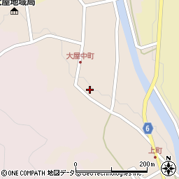 兵庫県養父市大屋町大屋市場210周辺の地図