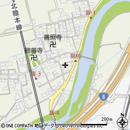 滋賀県米原市飯571周辺の地図