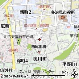 岐阜県多治見市窯町3周辺の地図