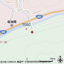 鳥取県鳥取市佐治町加瀬木1293-1周辺の地図