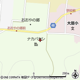 兵庫県養父市大屋町笠谷123周辺の地図