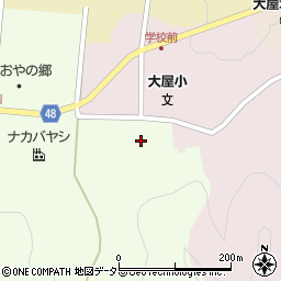 兵庫県養父市大屋町笠谷157周辺の地図