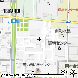 愛知県一宮市奥町六丁山周辺の地図