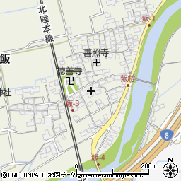 滋賀県米原市飯563周辺の地図