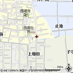 愛知県一宮市木曽川町門間東大坪周辺の地図
