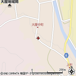 兵庫県養父市大屋町大屋市場207周辺の地図
