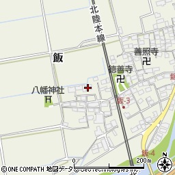 滋賀県米原市飯531周辺の地図