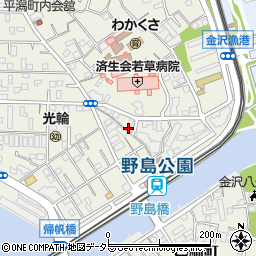 神奈川県横浜市金沢区平潟町20-15周辺の地図