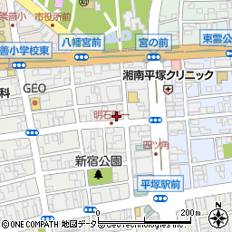 アースサポート平塚周辺の地図
